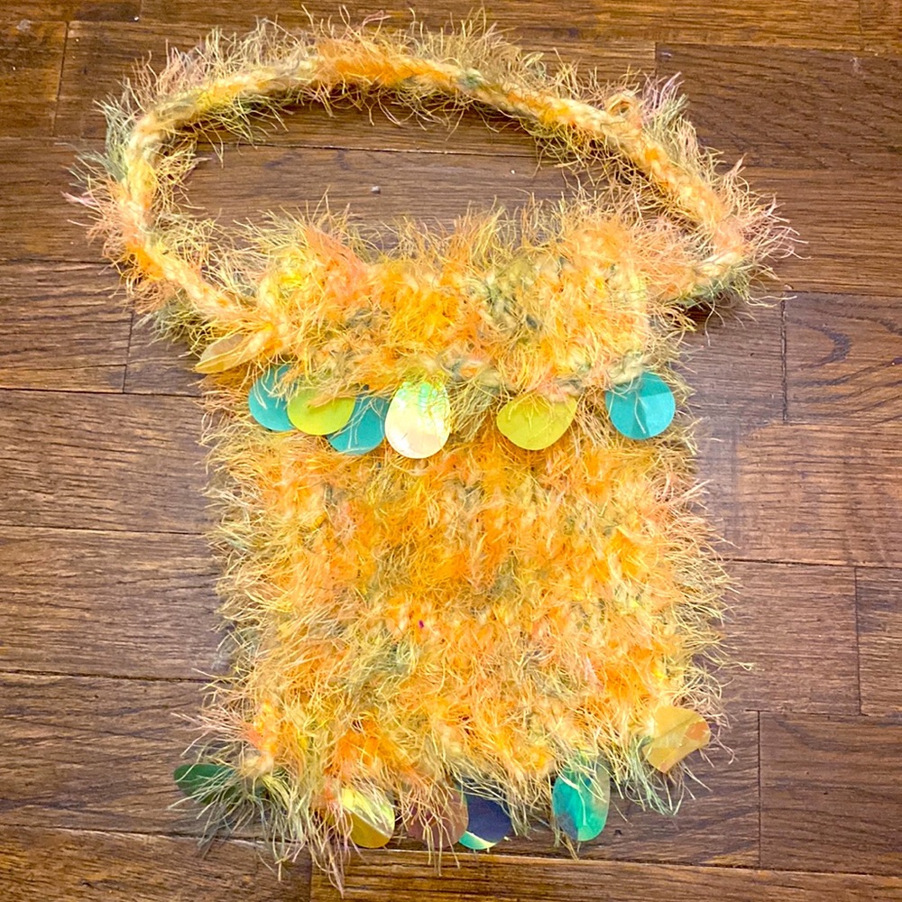 Hand crocheted bag handmade